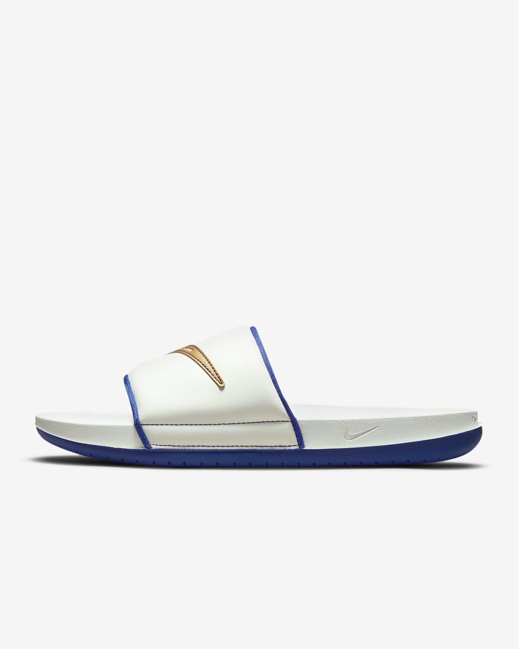 Ciabatta Nike Offcourt - Uomo - Sail/Deep Royal Blue/Oro metallizzato