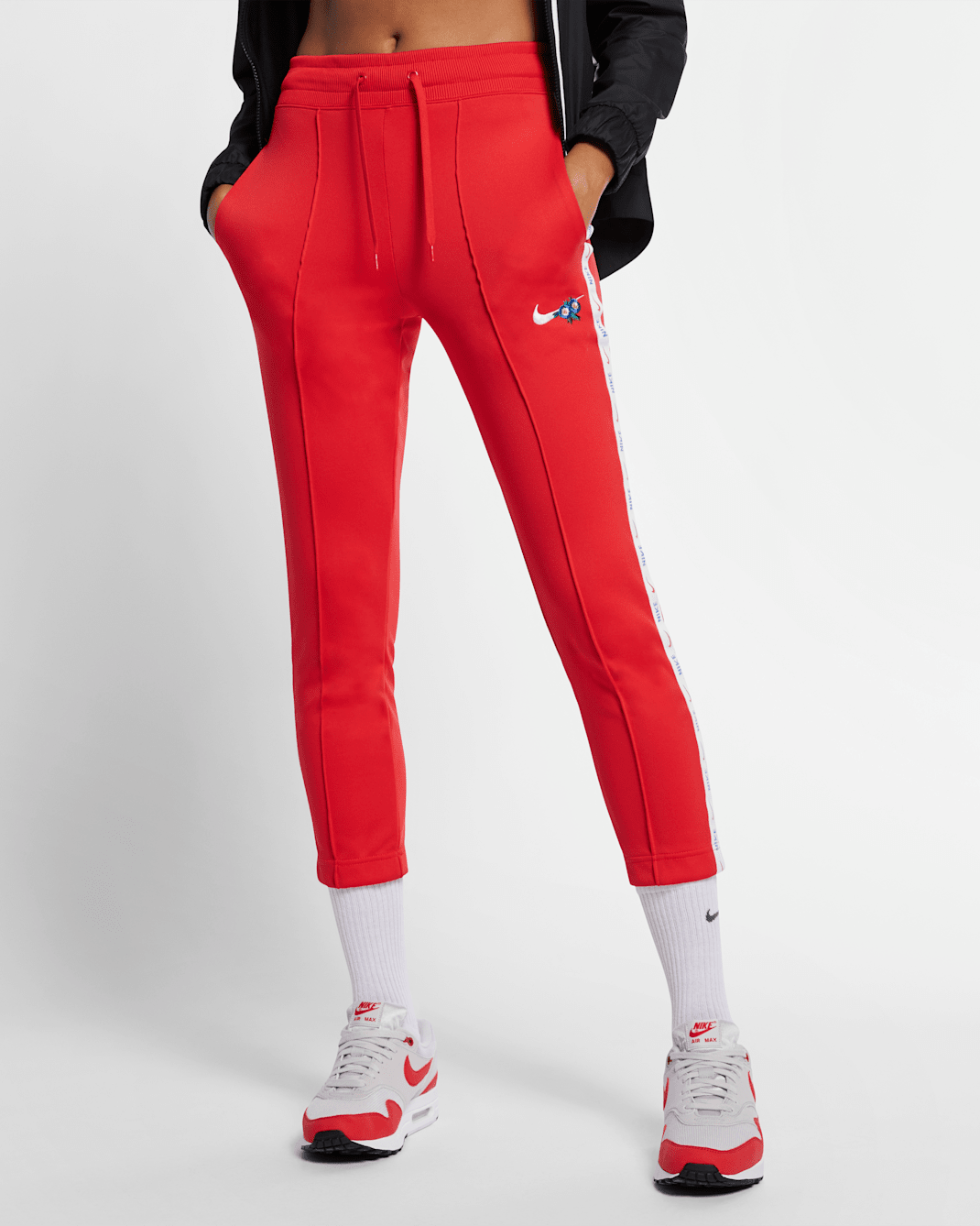 Nike Sportswear Women's Trousers - Light Crimson/White