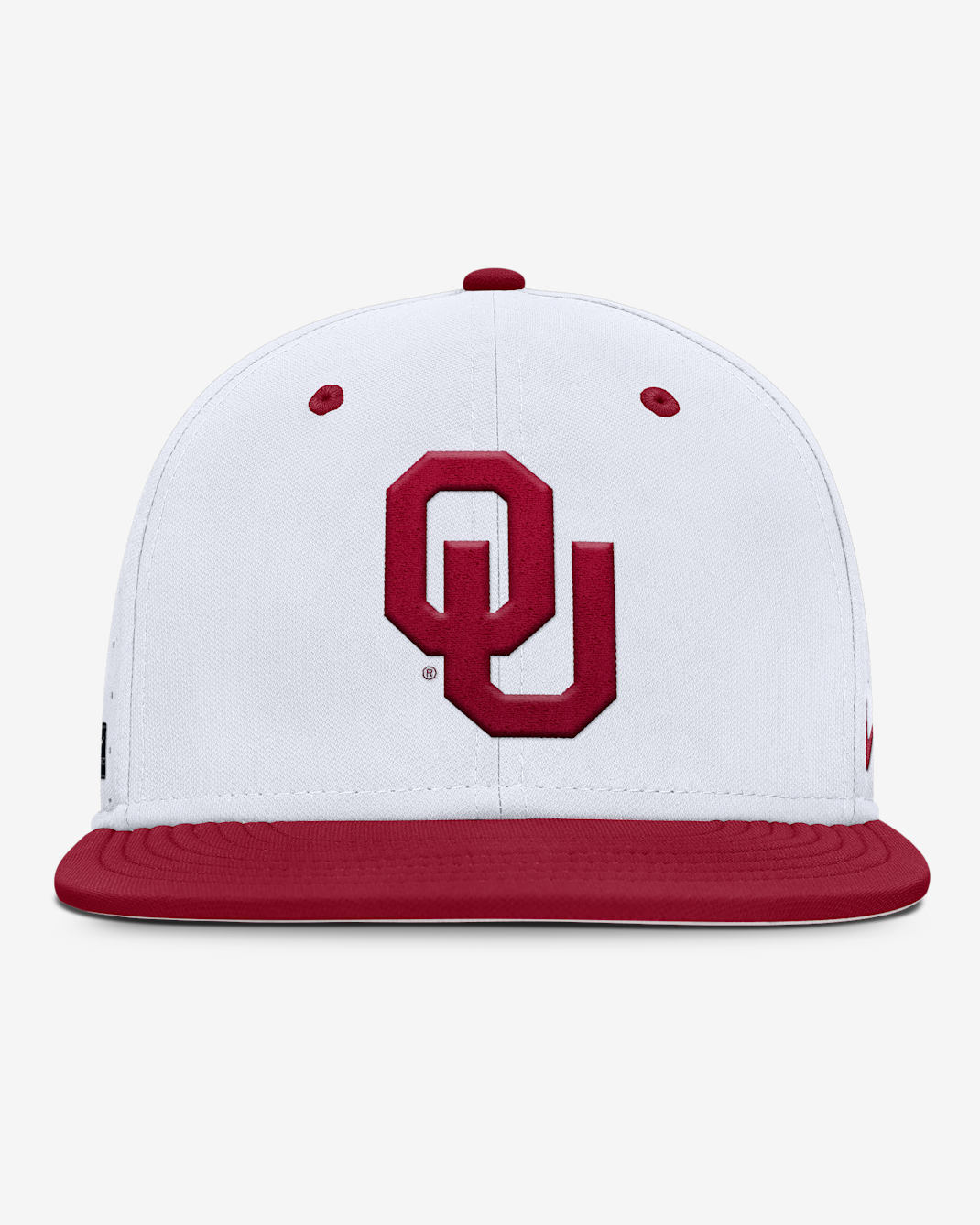 Oklahoma Sooners Dugout True Men’s Nike Dri-FIT College Fitted Hat - White