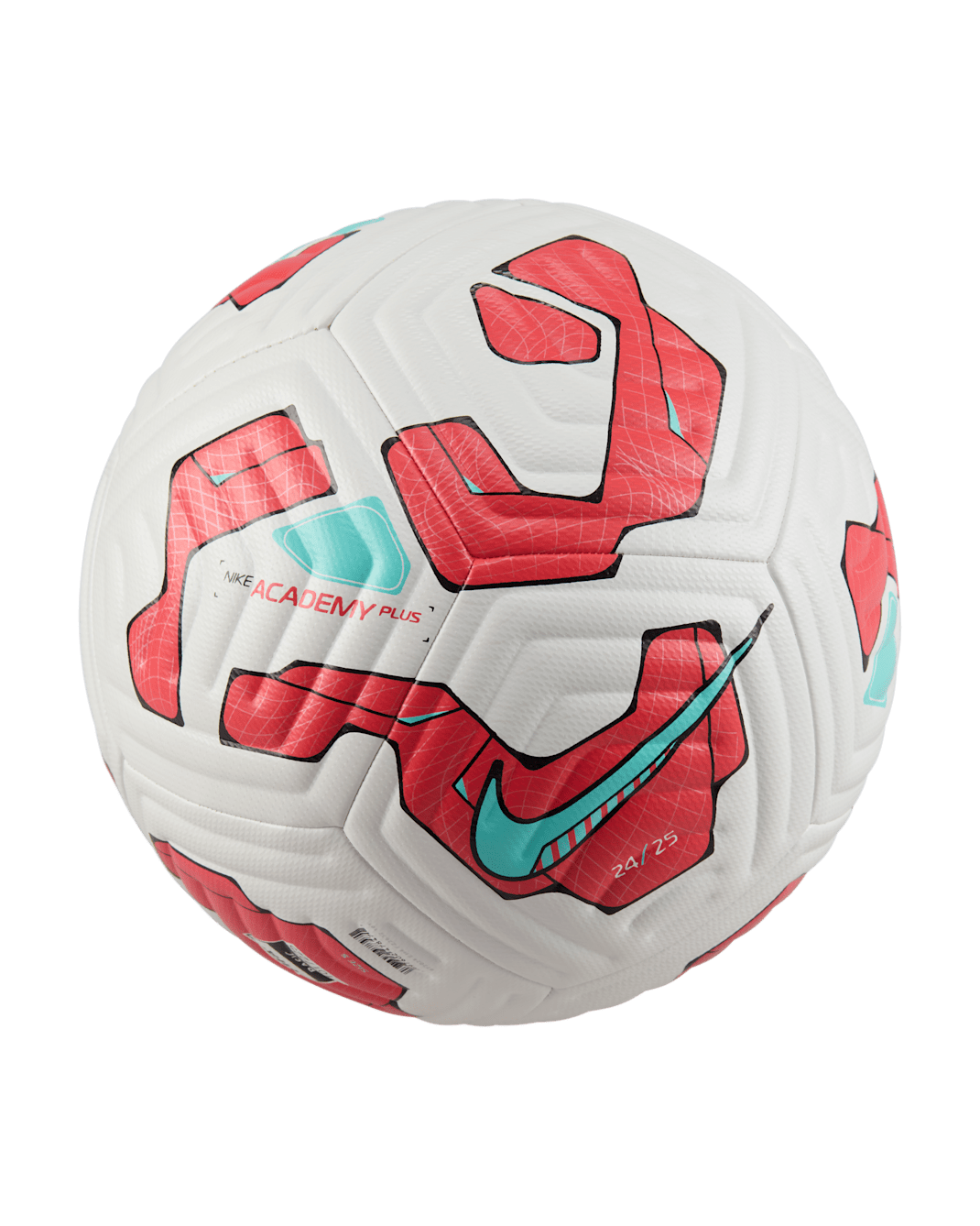 Nike Academy Plus Soccer Ball - White/Ember Glow/Aurora Green