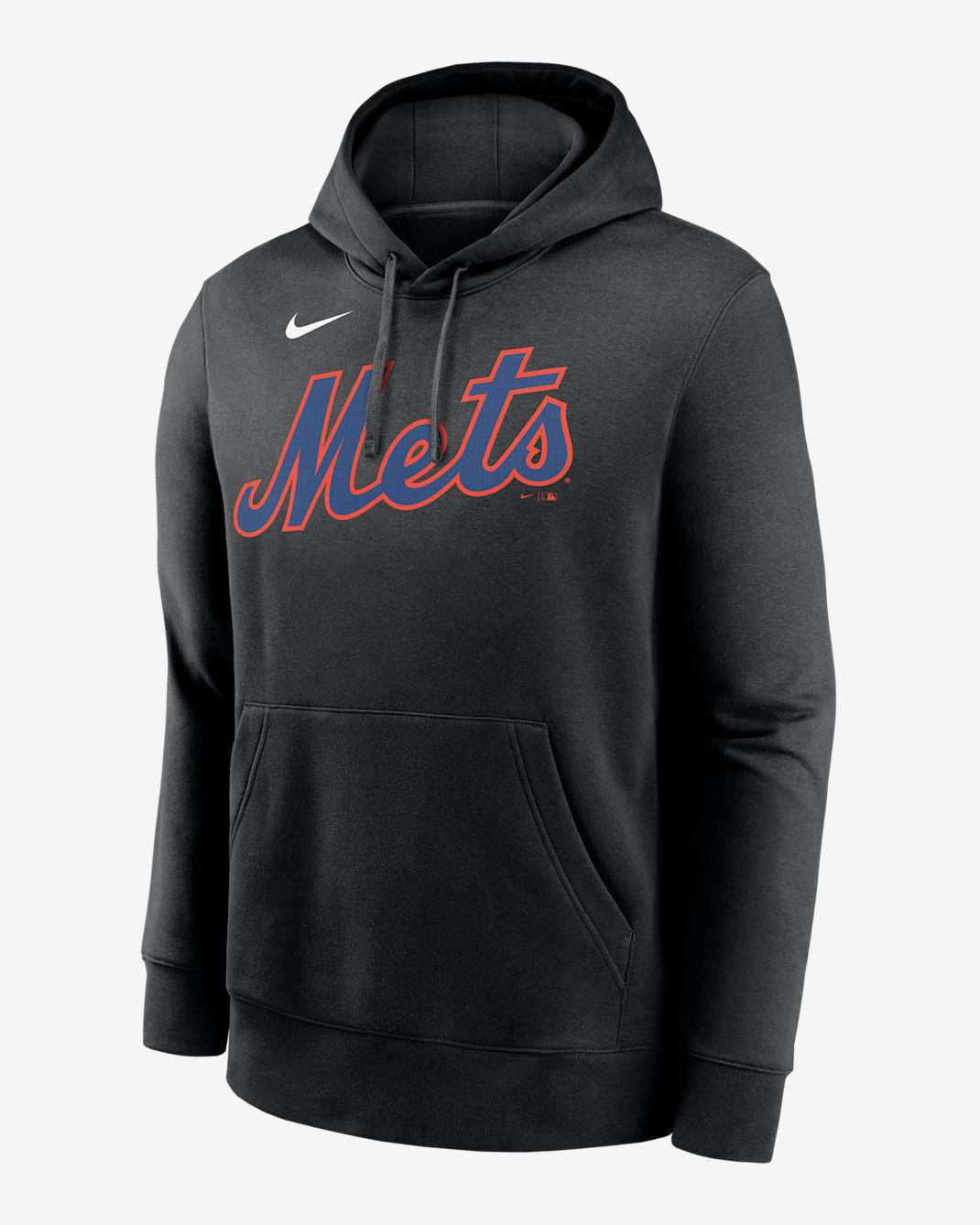Sudadera con gorro sin cierre Nike de la MLB para hombre Juan Soto New York Mets Club - Negro