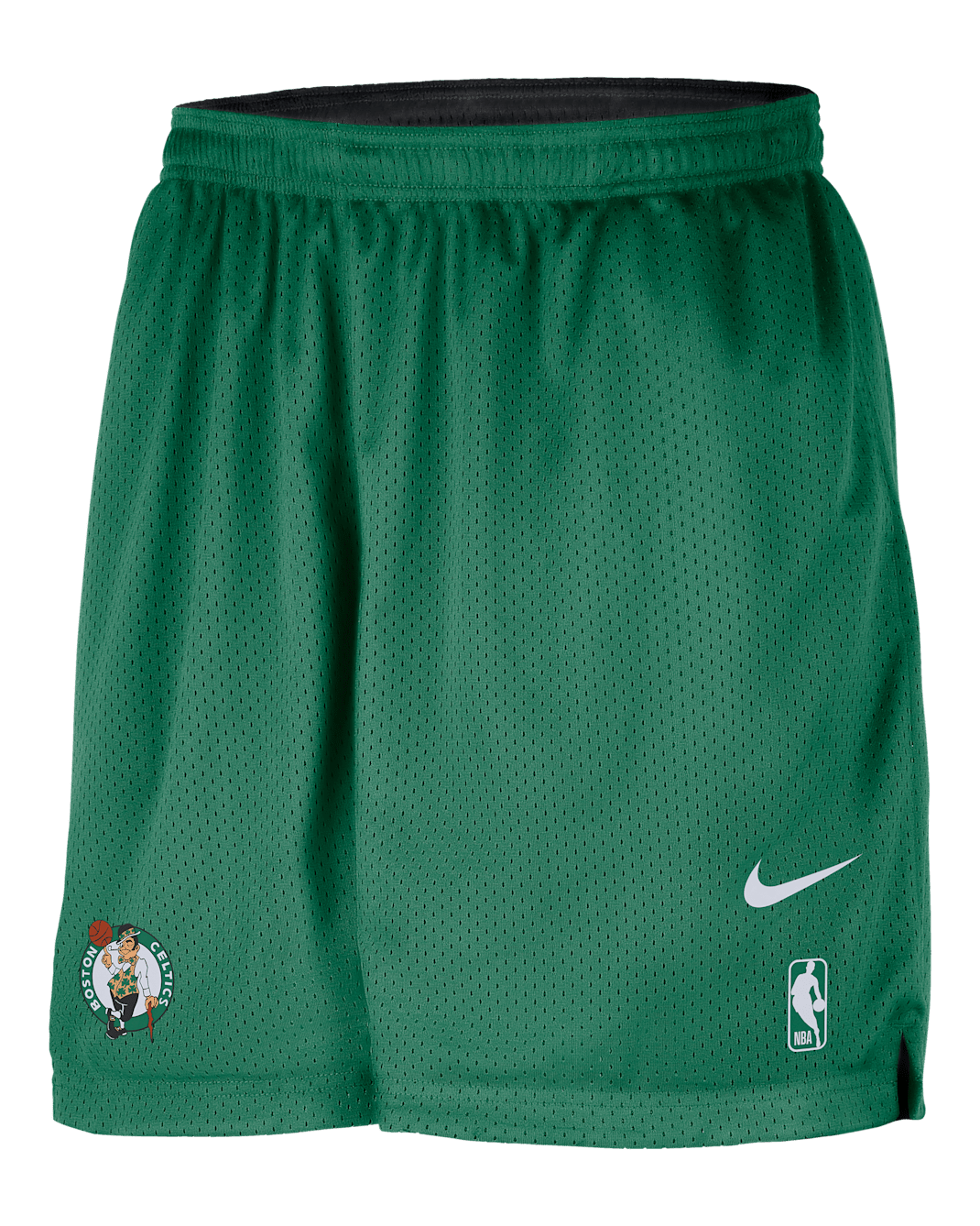Boston Celtics Courtside Men's Nike NBA Mesh Practice Shorts - Clover/Black
