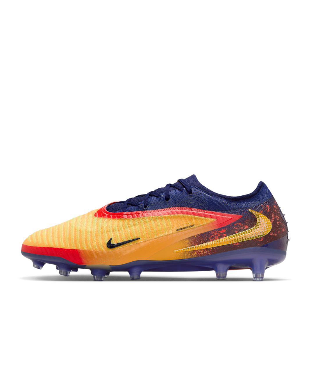 Nike Phantom 6 Low Elite 'Erling Haaland' Artificial-Grass Football Boot - Laser Orange/Blue Void/Lemon Venom