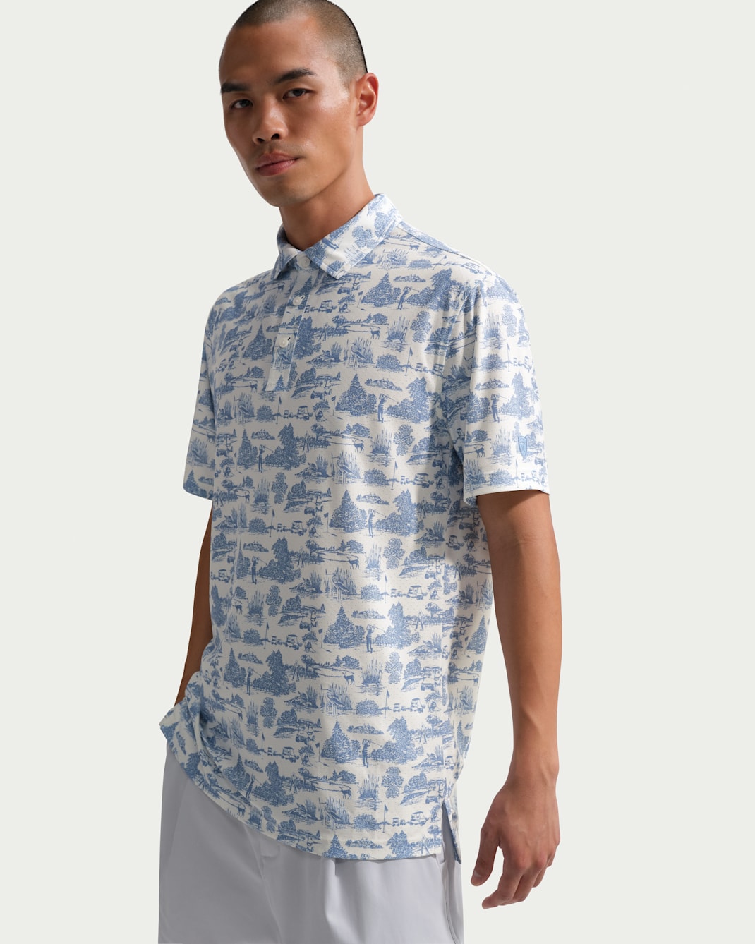 Maßgeschneiderte Performance von Nike Dri-FIT Golf-Poloshirt (Herren) - Work Blue/Work Blue