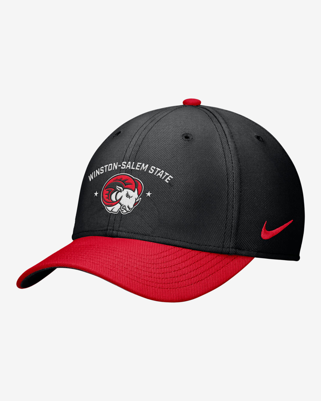 Nike Rise College (Winston-Salem State University) Dri-FIT SwooshFlex Cap - Black