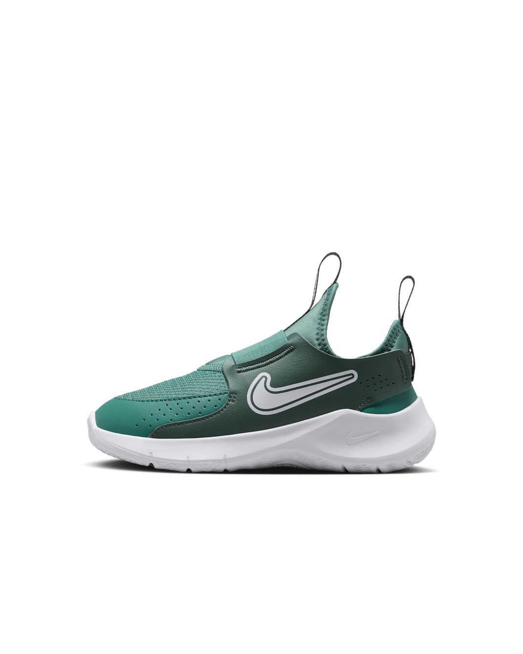 나이키 플렉스 러너 3 리틀키즈 신발 - 바이코스털/빈티지 그린/화이트