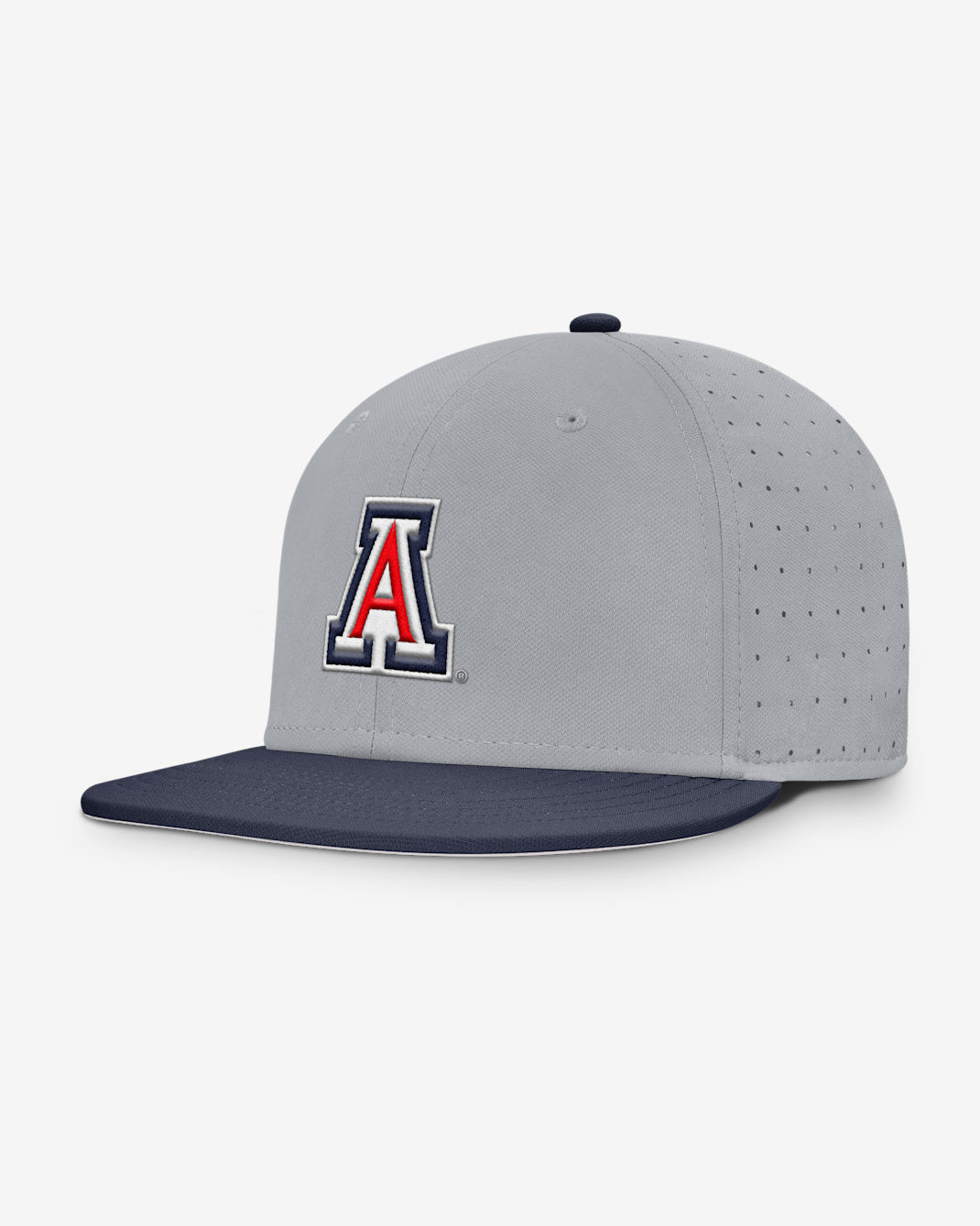 Arizona Dugout True Men’s Nike Dri-FIT College Fitted Hat - Grey