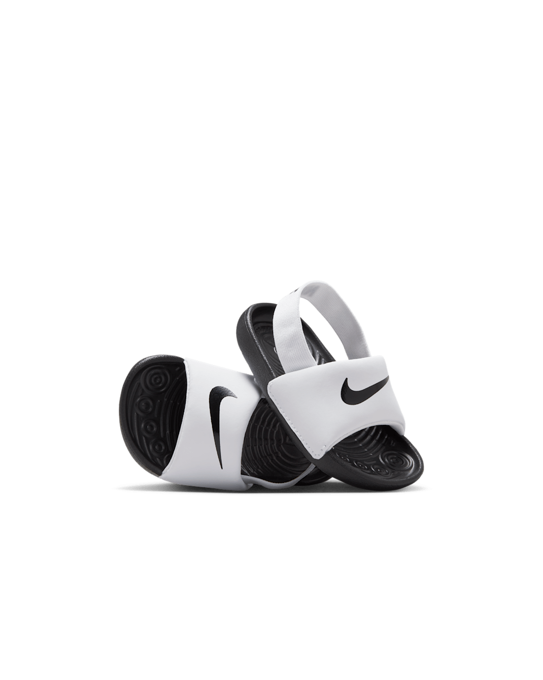 Nike Kawa Baby & Toddler Slides - White/Black/White/Black