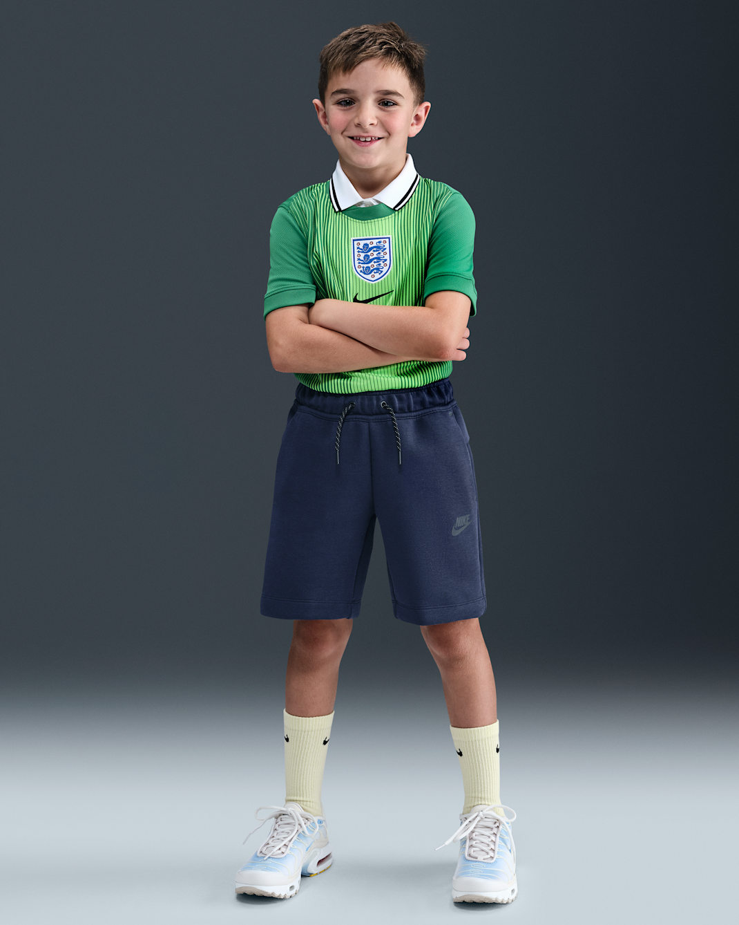 Nike Sportswear Tech Fleece Big Kids' (Boys') Shorts - Obsidian/Black