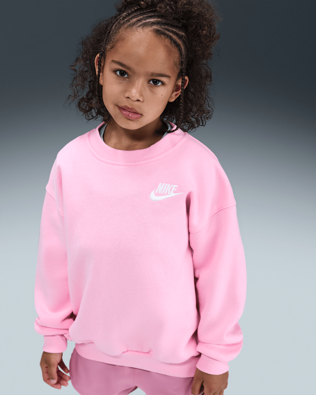 Haut oversize pour enfant Nike - Medium Soft Pink