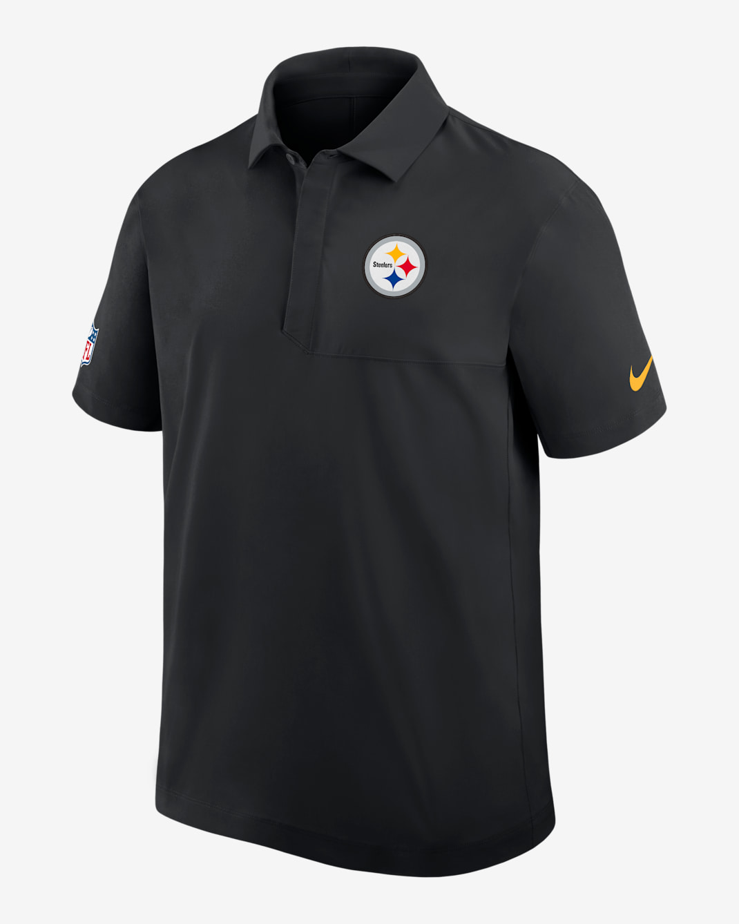 Pittsburgh Steelers City Pride Sideline Men's Nike Dri-FIT NFL Polo - Black
