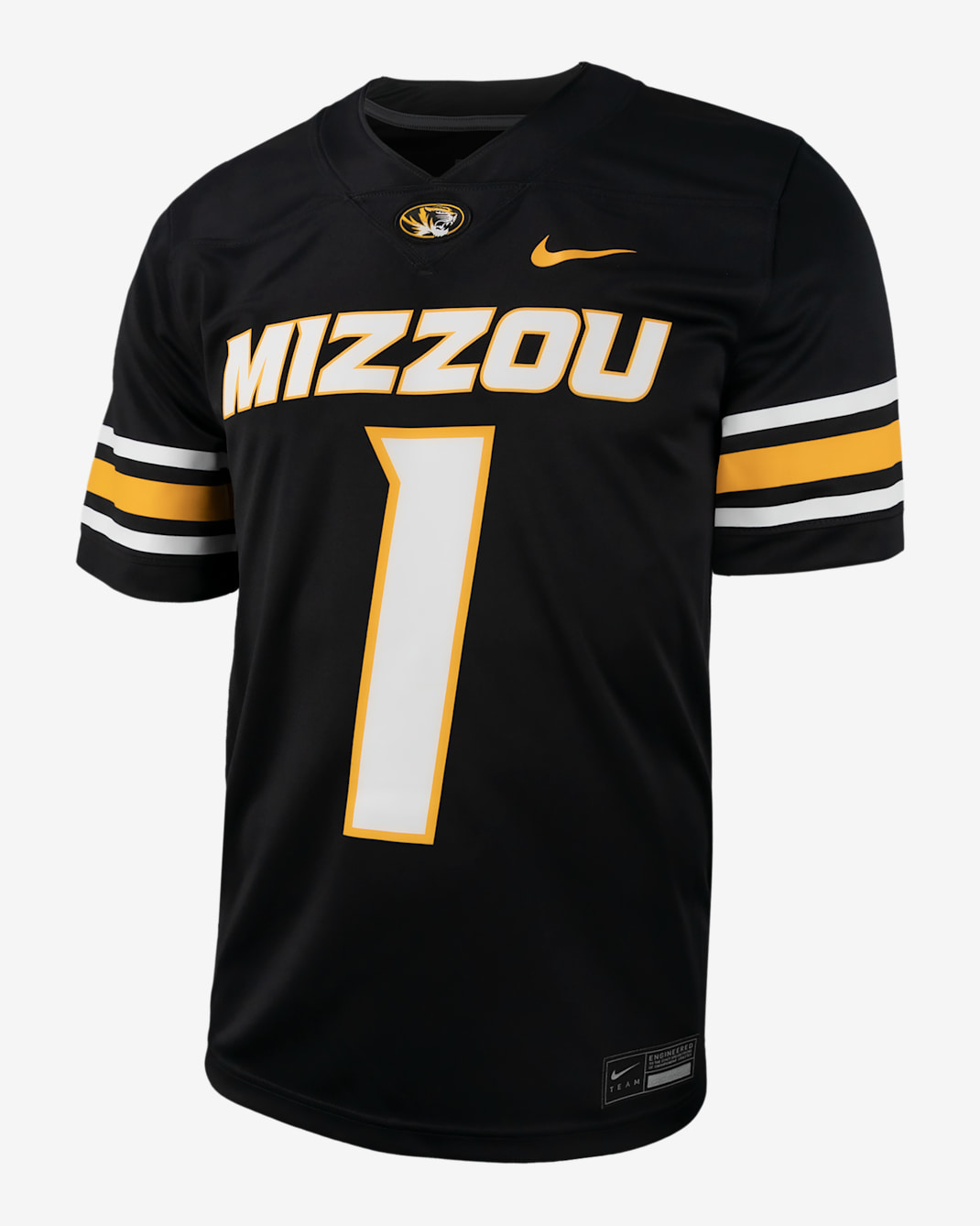 Missouri Men's Nike College Football Replica Jersey - Black