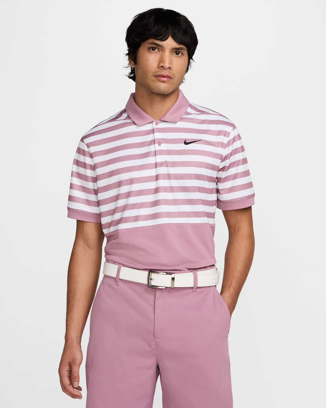 Polo de golf Dri-FIT para hombre Nike Victory+ - Polvo ciruela/Negro