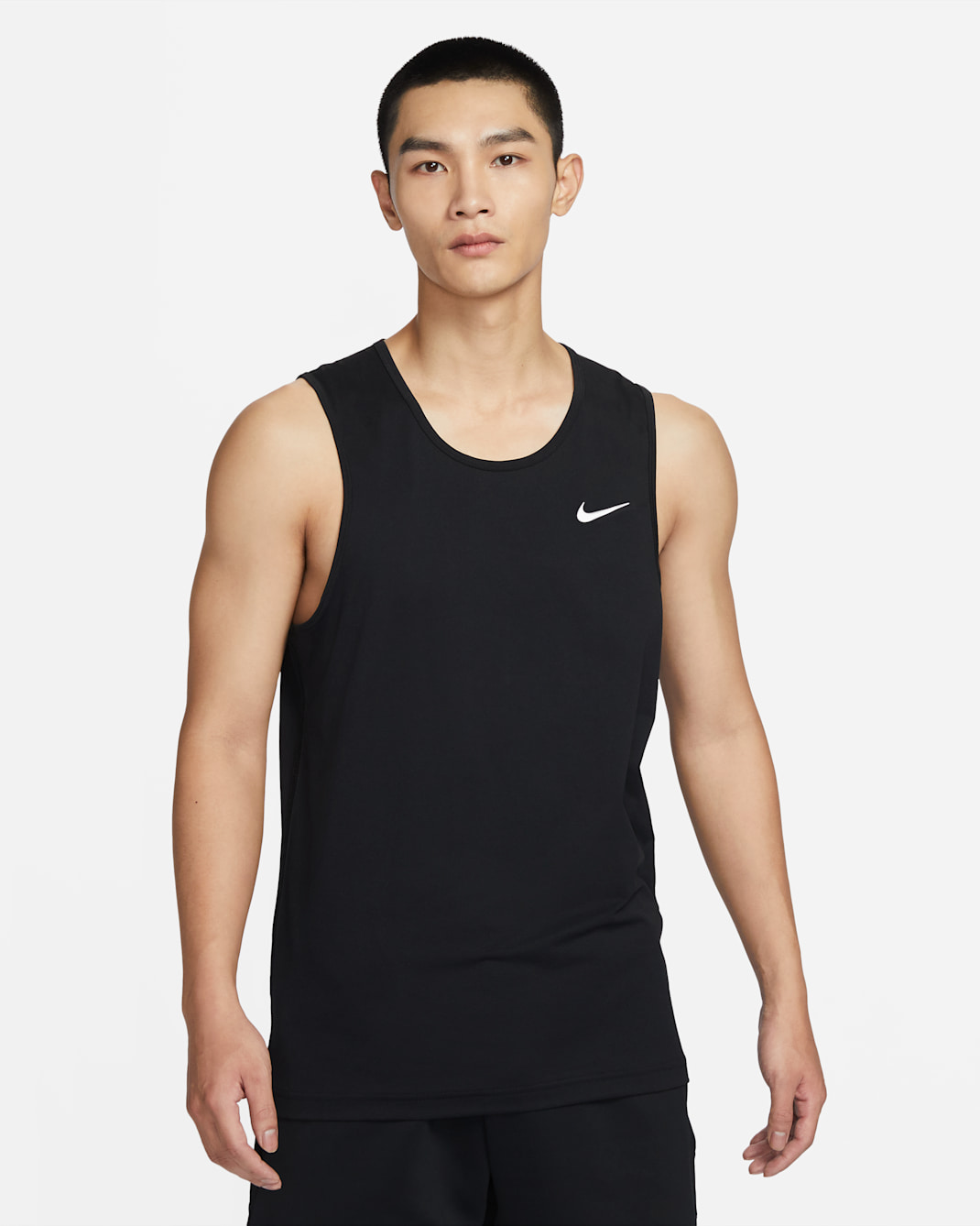 Nike Dri-FIT Hyverse Men's Sleeveless Fitness Tank Top - Black/White