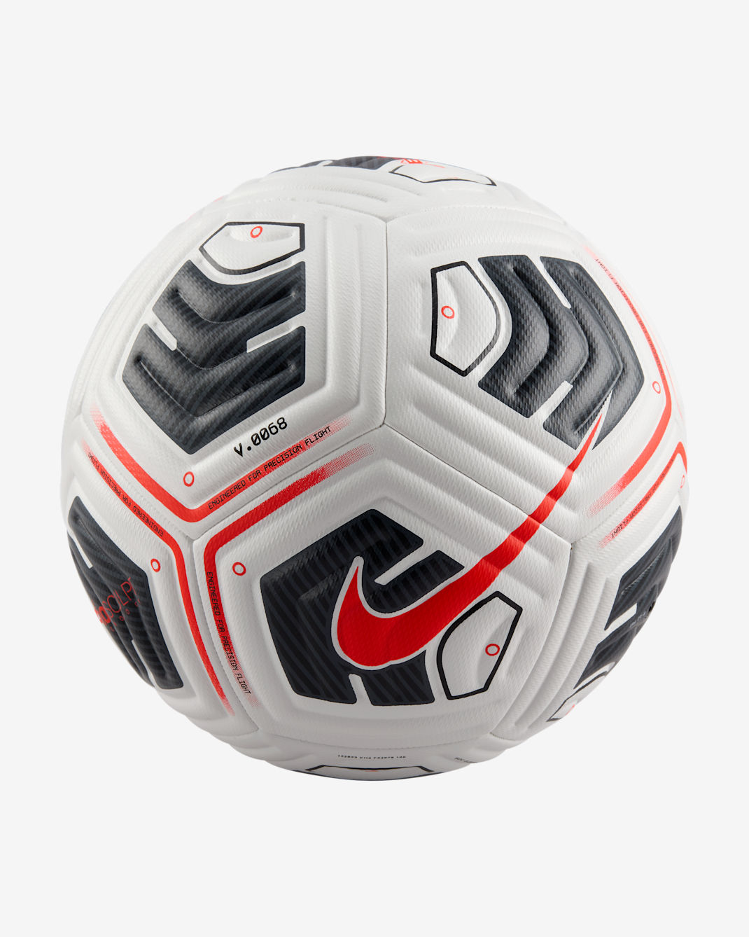 Balón de fútbol Nike Academy Plus - Blanco/Negro/Carmesí brillante