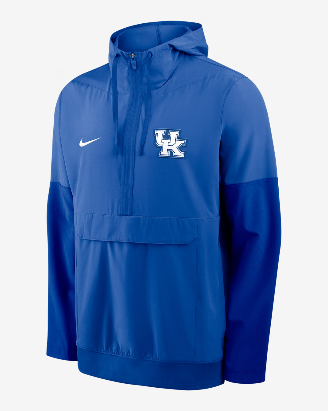 Chamarra universitaria Nike con gorro de medio cierre para hombre Kentucky Anorak - Royal