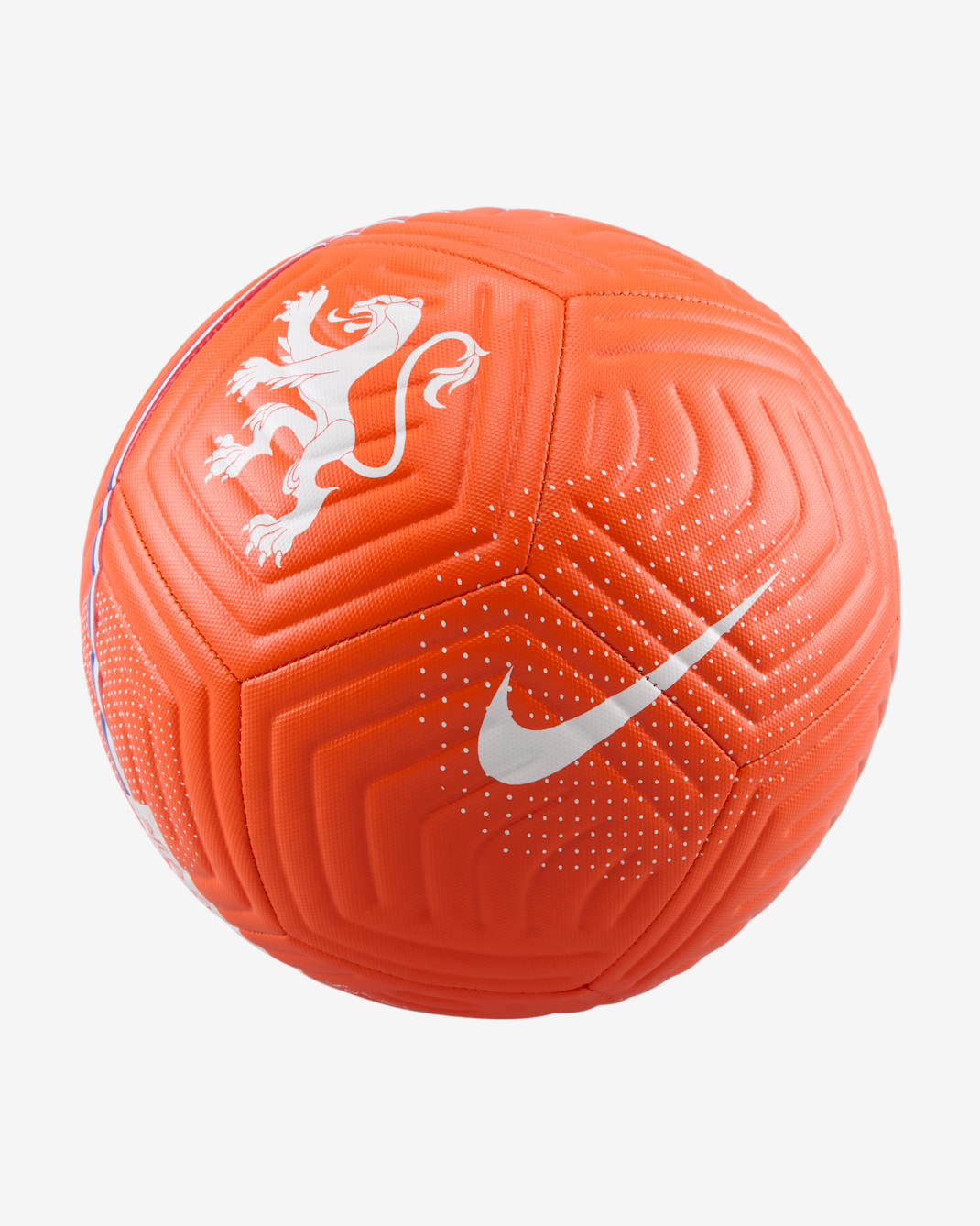 Boll Nederländerna 2025/2026 Nike Academy - Safety Orange/University Red/Bright Blue/Vit