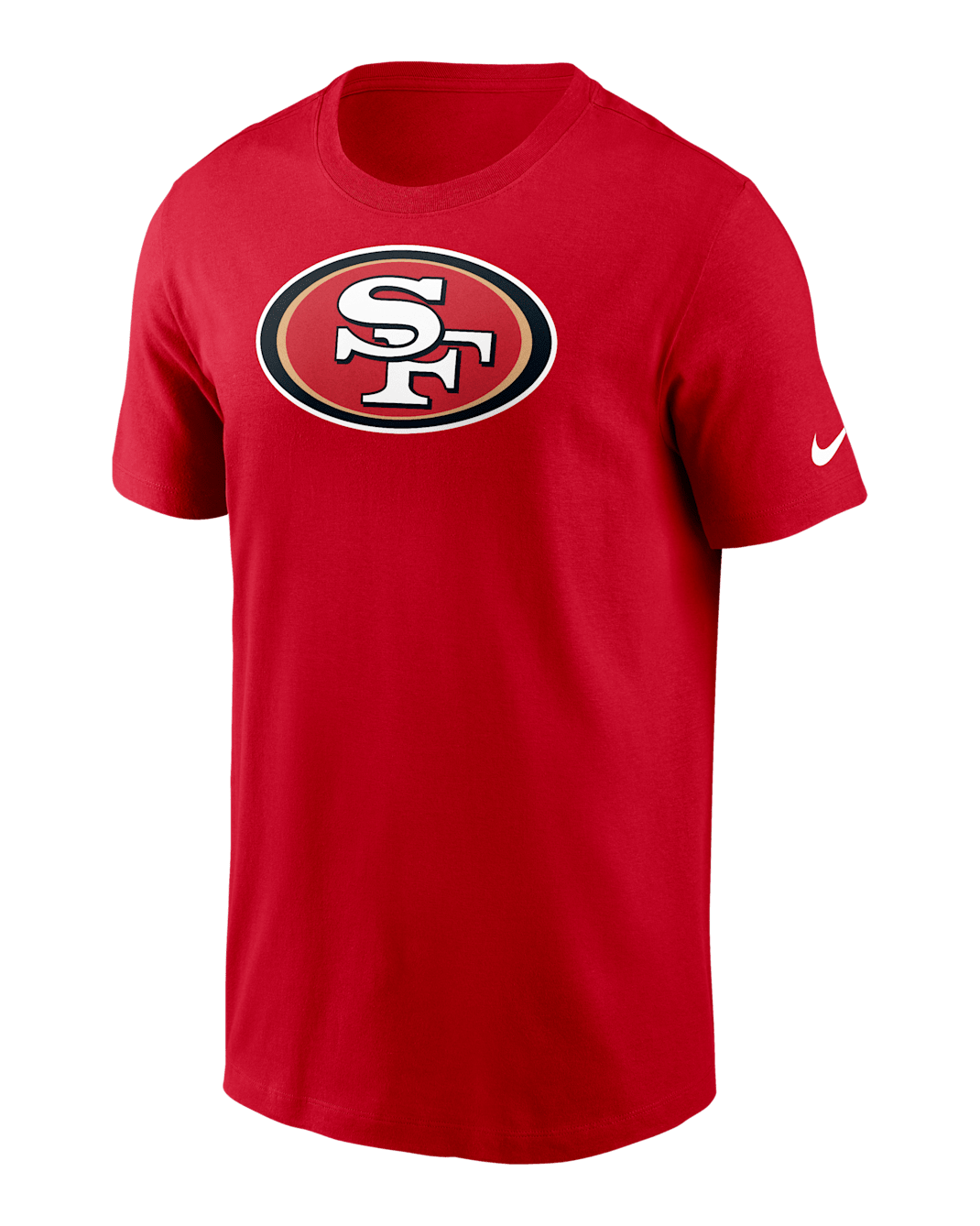 Playera Nike NFL para hombre San Francisco 49ers Primary Logo - Rojo gimnasio