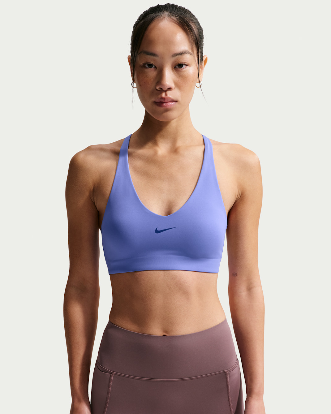 Nike Universa Women's Medium-Support Padded Sport Bra - Sapphire/Bright Blue/Deep Night