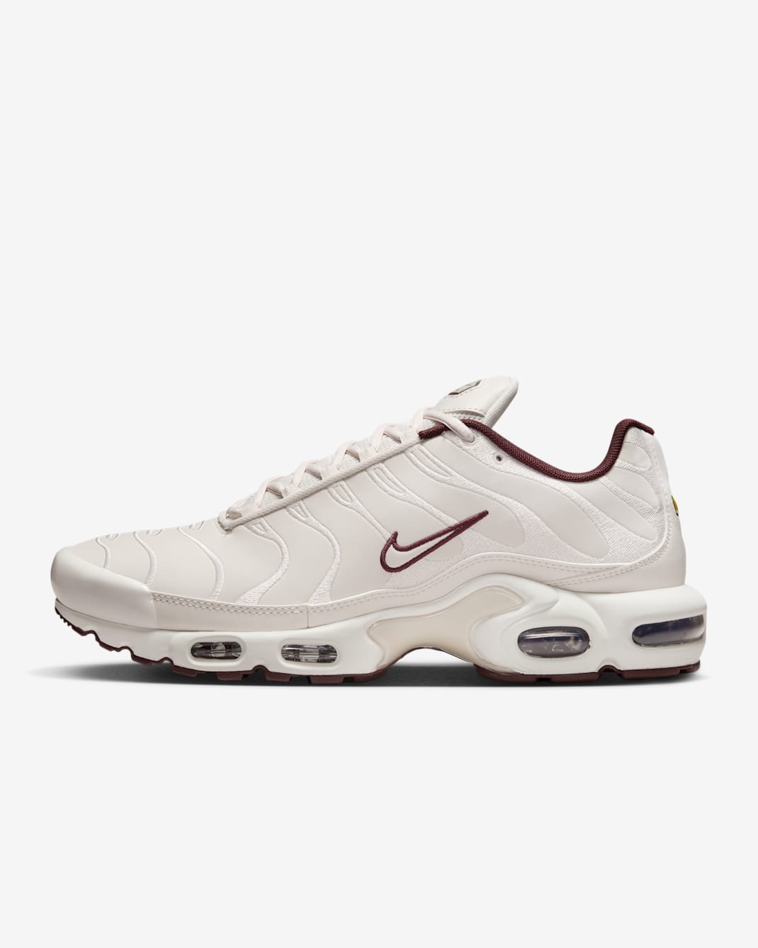 Nike Air Max Plus Premium Men's Shoes - Phantom/Light Bone/Burgundy Crush/Phantom