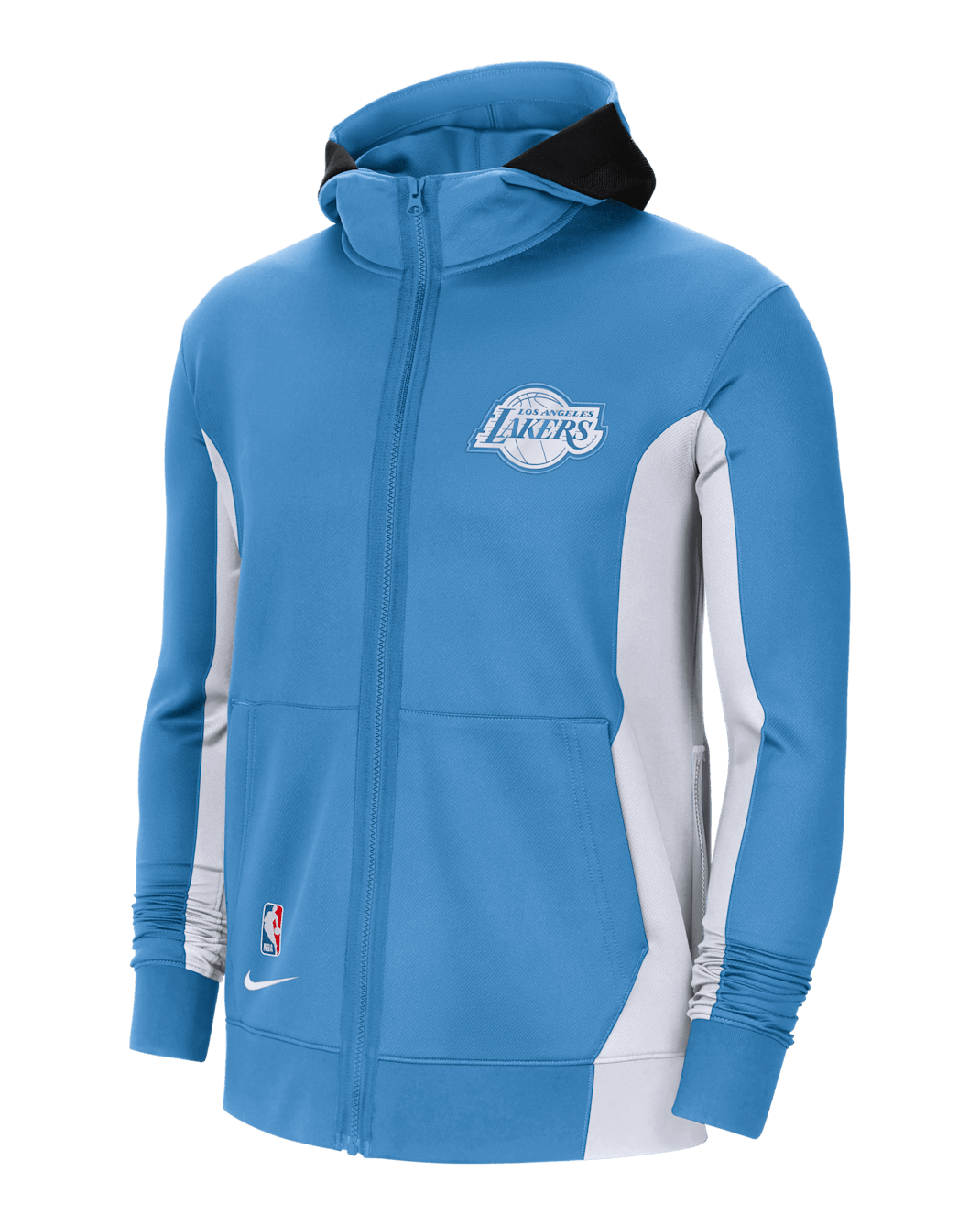 Los Angeles Lakers Showtime City Edition Men's Nike Therma Flex NBA Hoodie - Coast/White/Pure Platinum/White