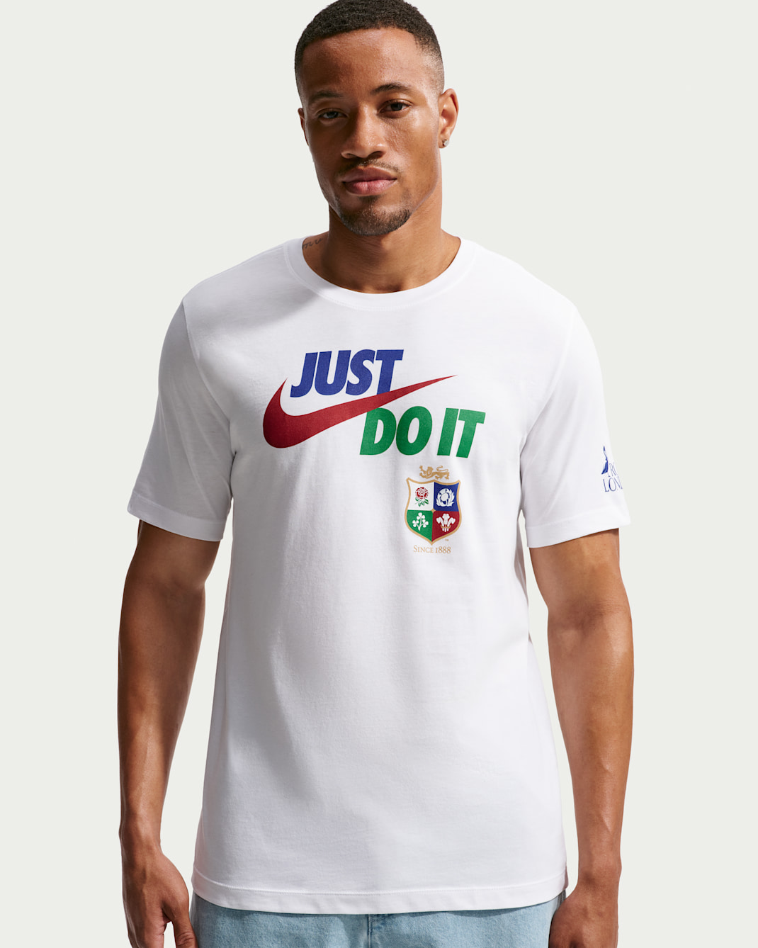 British & Irish Lions Men's Just Do It Tee - White/Pepper Red