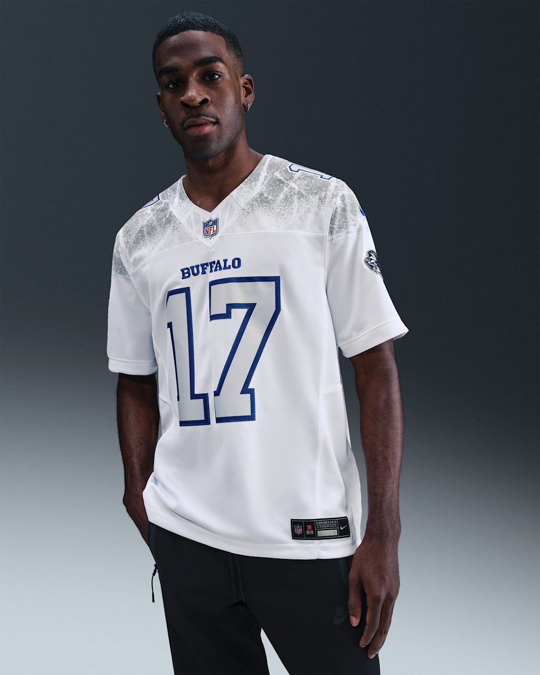 Josh Allen Buffalo Bills Rivalries Collection Men's Nike Dri-FIT NFL Limited Jersey - White