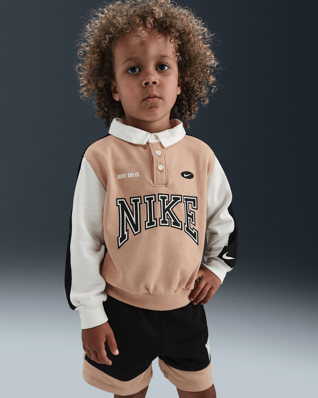 Nike Game Day Essentials Toddler French Terry Top - Hemp