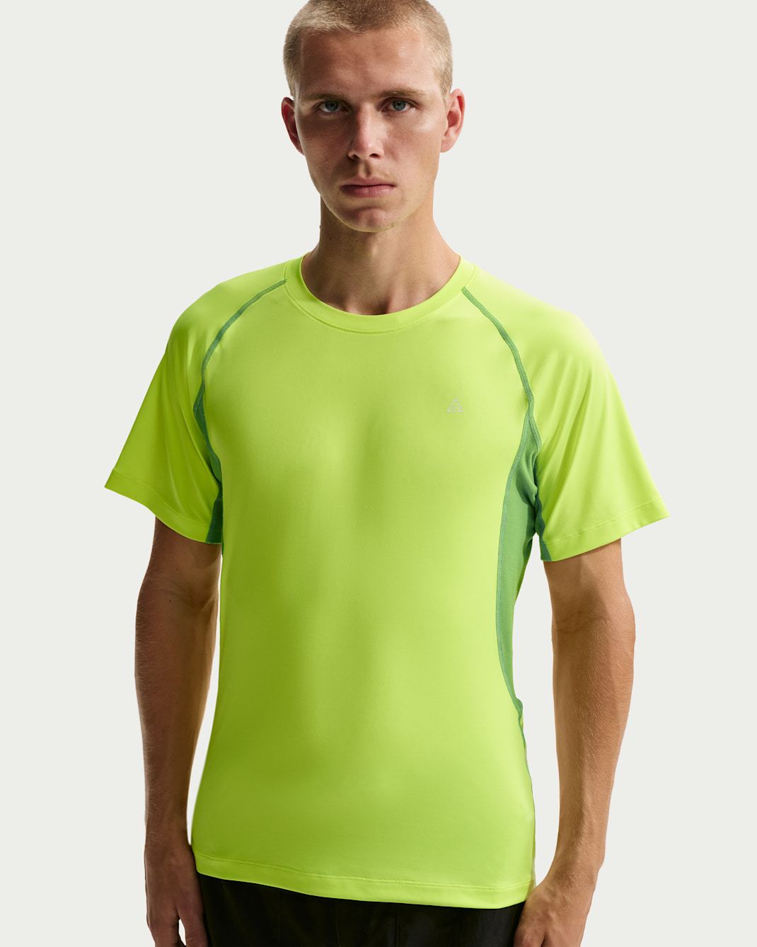 Nike ACG "Wildsee" Men's Dri-FIT Short-Sleeve Base Layer Top - Volt Ice/Mean Green/Fir/Black