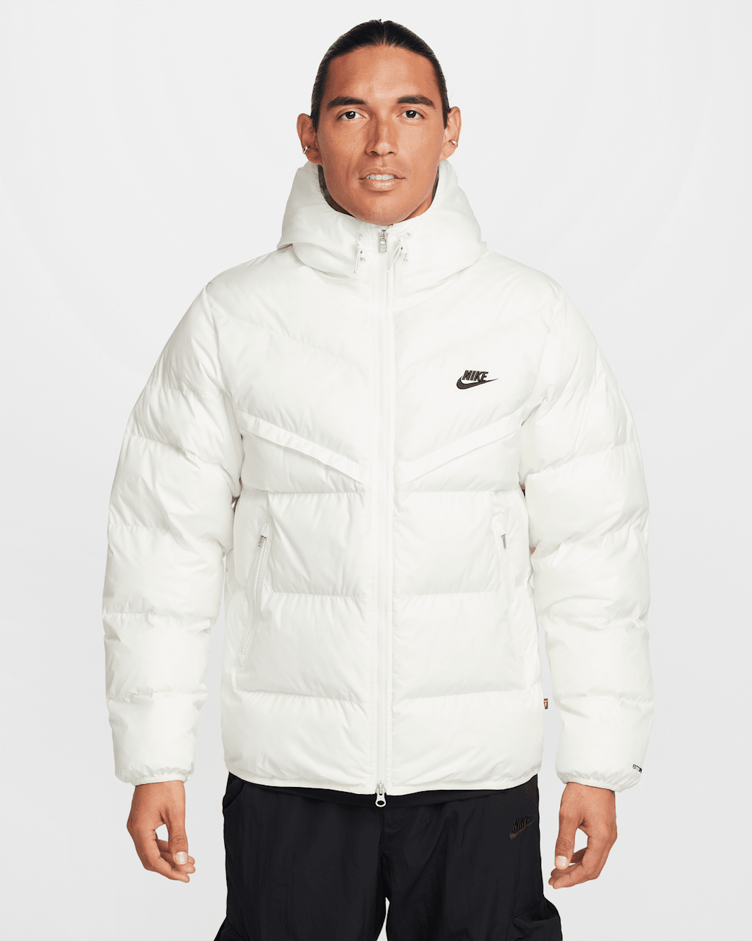 Nike Windrunner PrimaLoft® Men's Storm-FIT Hooded Puffer Jacket - Sail/Sail/Black