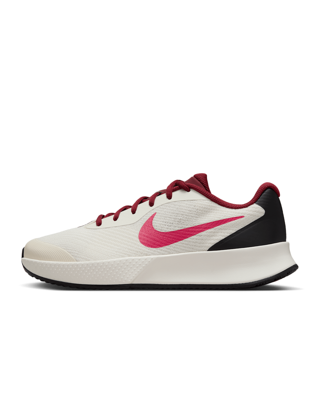 Nike Vapor Lite 3 Women's Clay Court Tennis Shoes - Pale Ivory/Sail/Team Red/Rush Pink