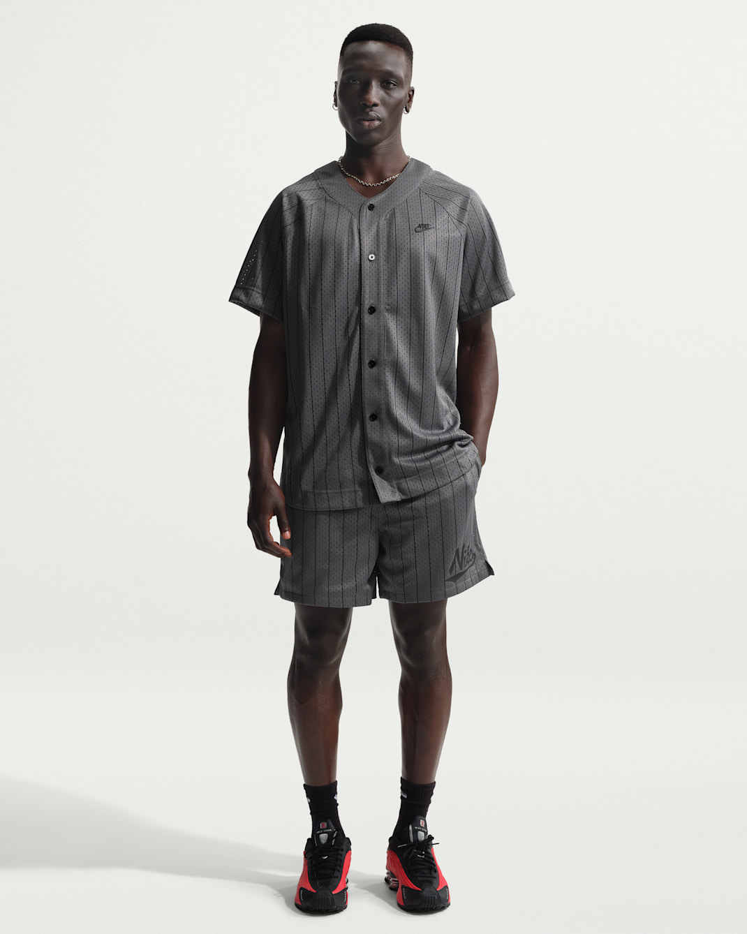 Nike Sportswear Club Men's Flow Shorts - Iron Grey/Black