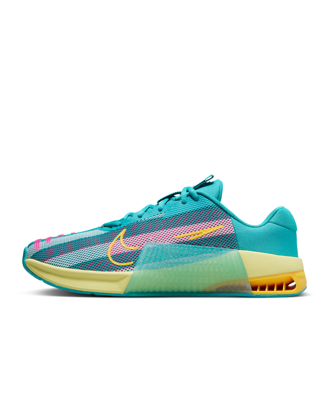 Nike Metcon 9 AMP Men's Workout Shoes - Dusty Cactus/Glacier Blue/Laser Orange/Fierce Pink