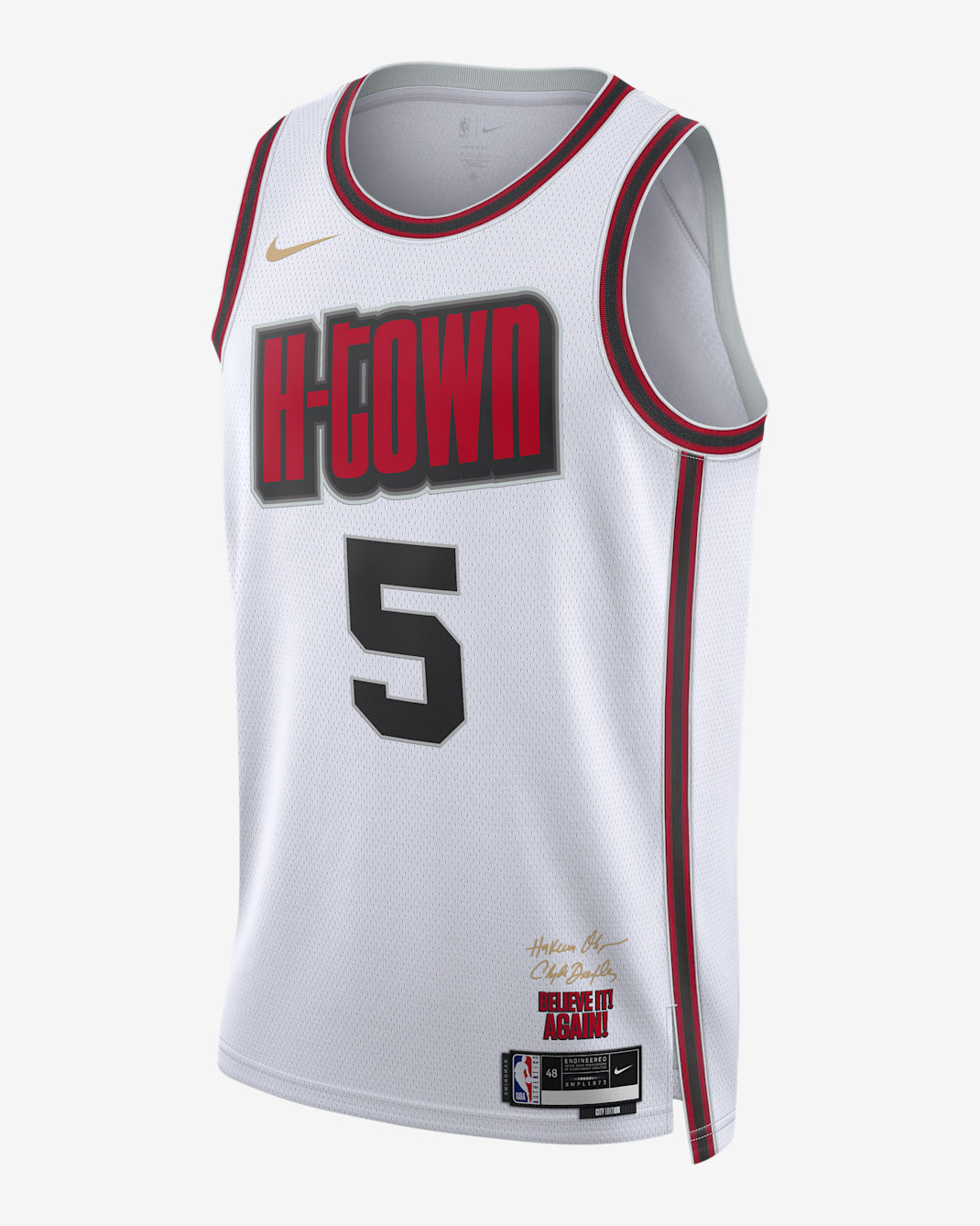 Fred VanVleet Houston Rockets 2024/25 City Edition Men's Nike Dri-FIT NBA Swingman Jersey - White