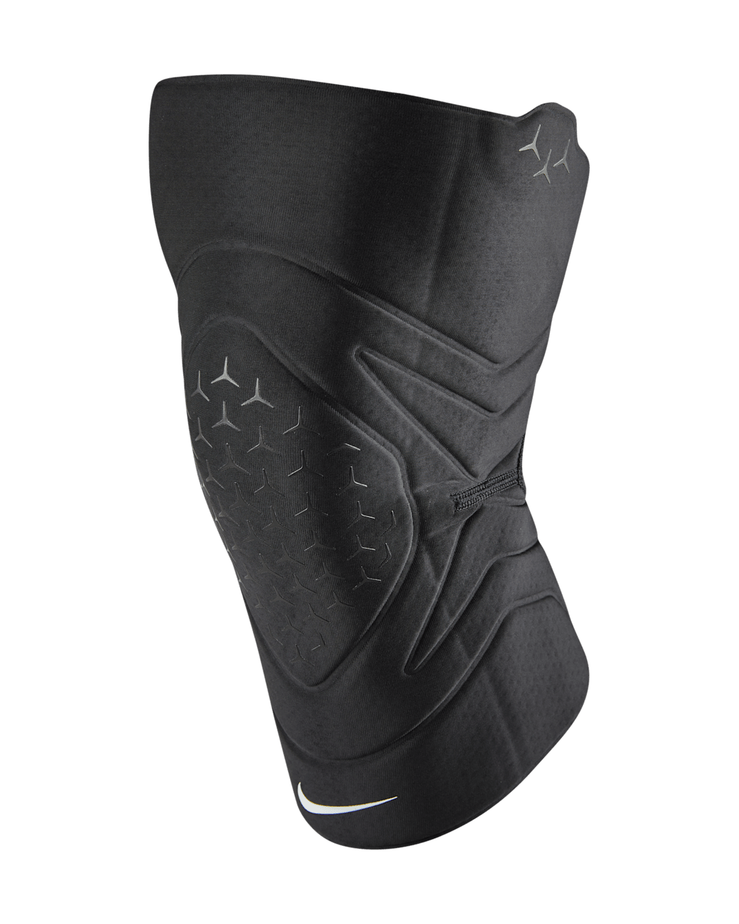 나이키 프로 클로즈드 파텔라 무릎 슬리브 - 블랙/화이트