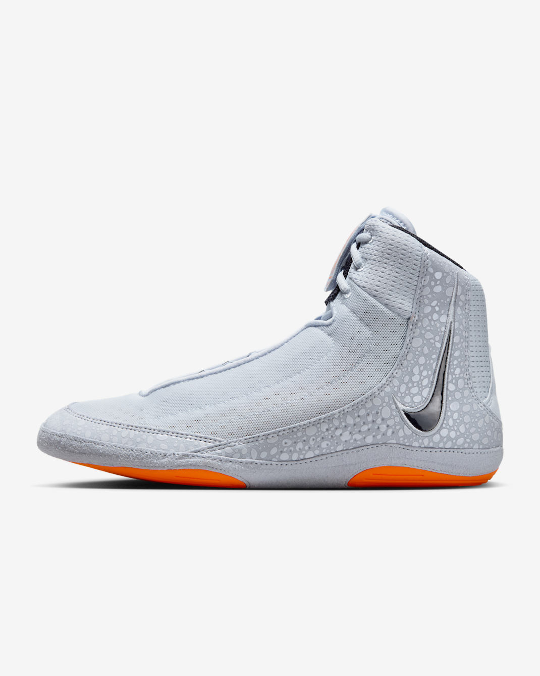 Nike Inflict 4 SE Wrestling Shoes - Football Grey/Sky Grey/Total Orange/Dark Obsidian