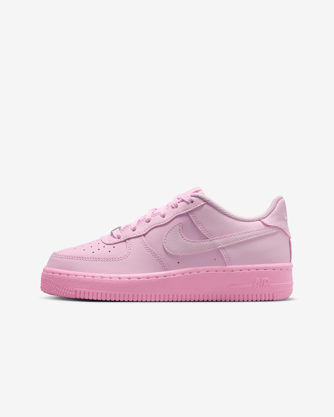 Nike Air Force 1 Big Kids' Shoes - Pink Foam/Pink Rise/Pink Foam