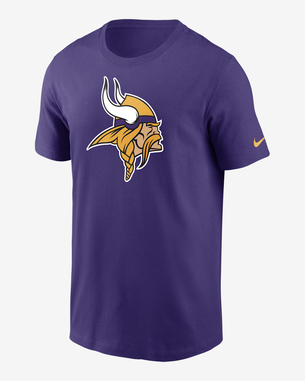 Playera para hombre Nike Logo Essential (NFL Minnesota Vikings) - Morado cancha