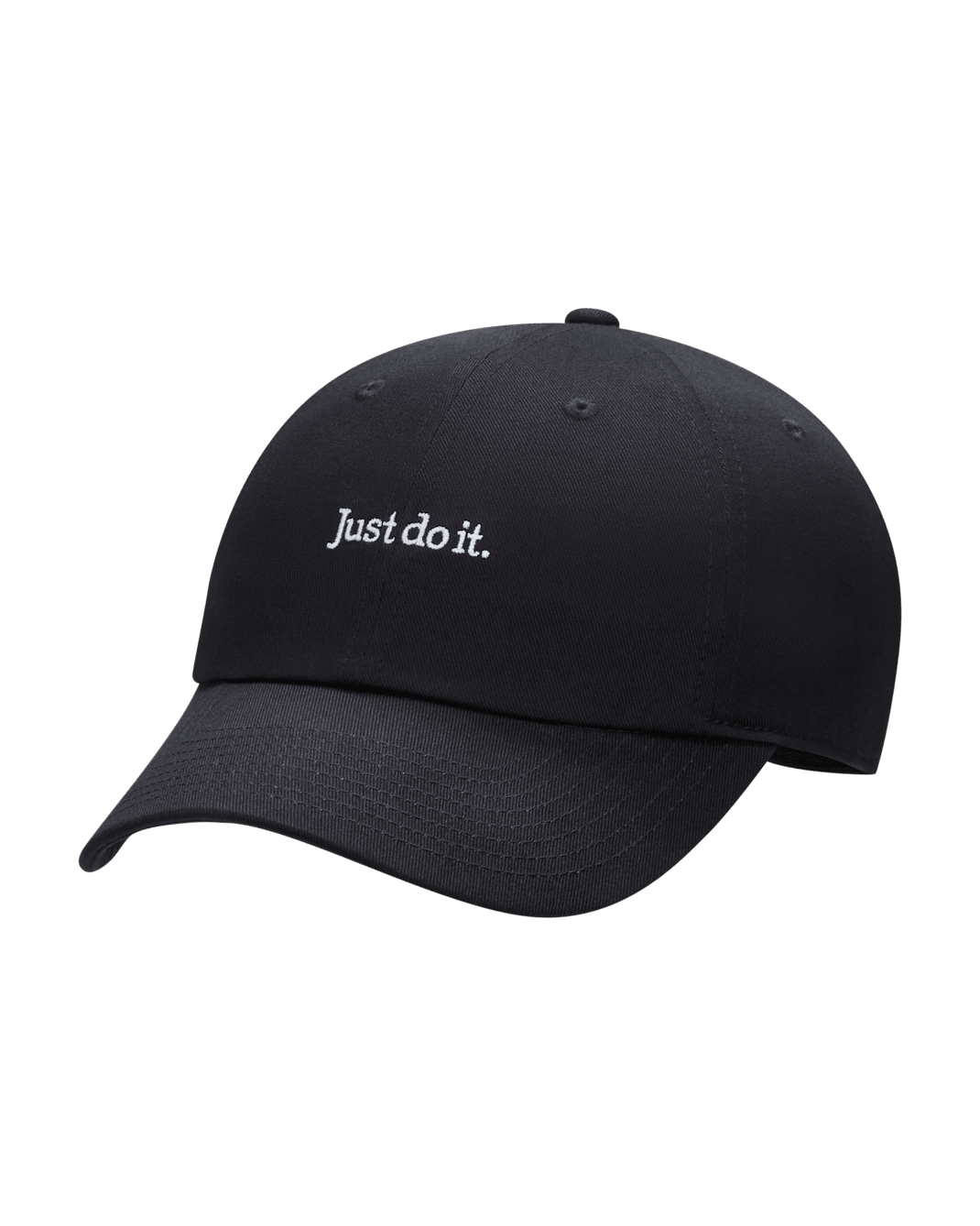 Nike Club Ustruktureret JDI-kasket - sort/hvid