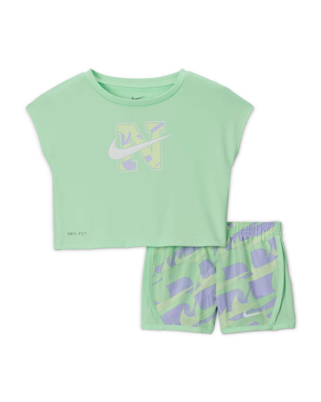 Nike Dri-FIT Prep in Your Step Baby (12–24M) Tempo Set - Hydrangeas