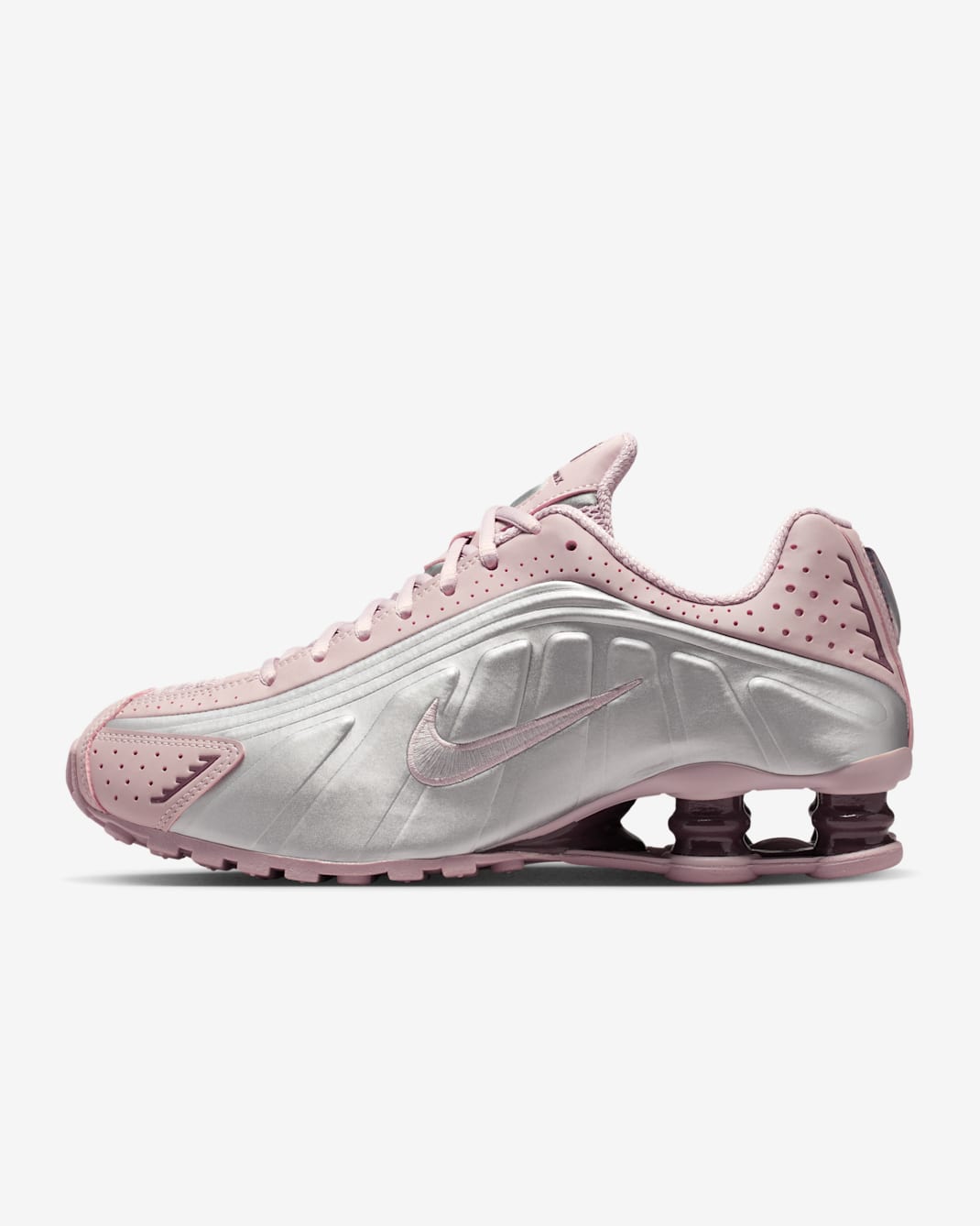 Nike Shox R4 Women's Shoes - Particle Rose/Tattoo/Metallic Silver