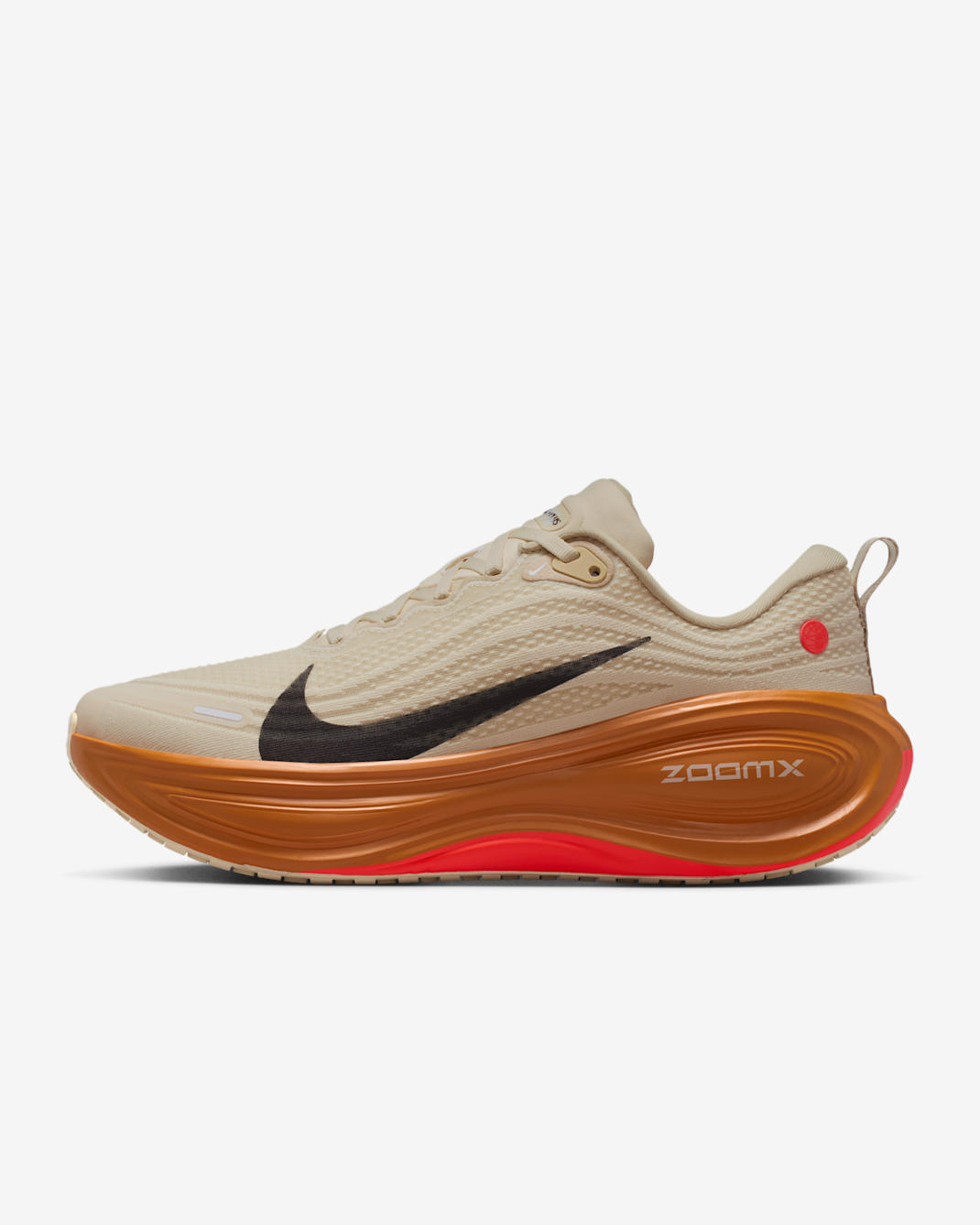 Nike Vomero Plus Men's Road Running Shoes - Light Khaki/Monarch/Bright Crimson/Cave Purple