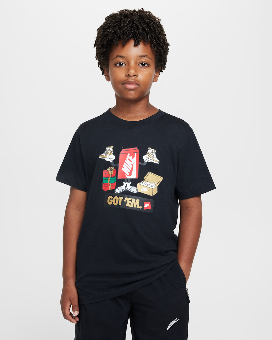 T-shirt Nike Sportswear pour ado - Noir