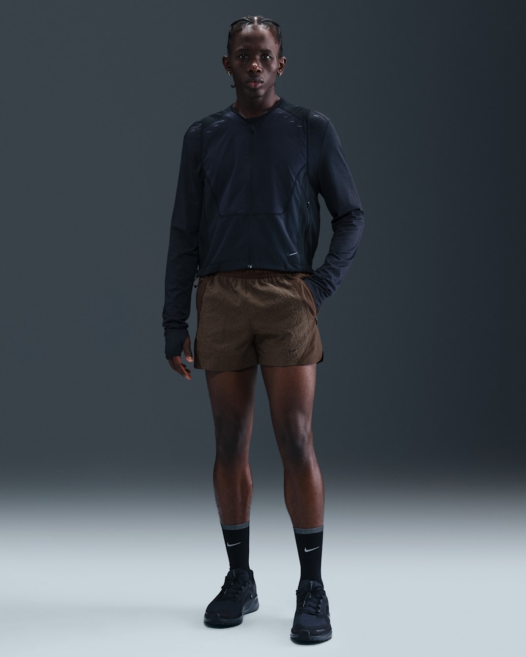 Nike Run Men's Dri-FIT ADV 12.5cm (approx.) Brief-Lined Running Shorts - Baroque Brown/Black