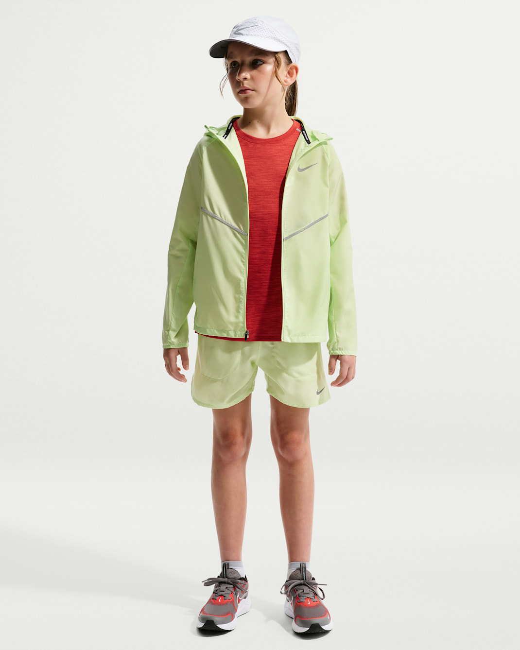 Shorts da training Nike Stride Dri-FIT – Ragazzo/a - Light Liquid Lime