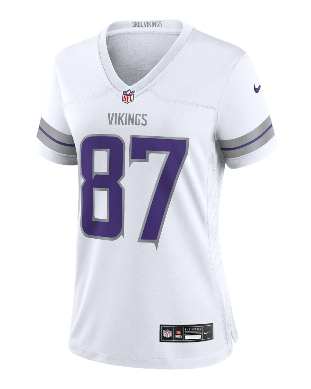 T.J. Hockenson Minnesota Vikings Women's Nike NFL Game Football Jersey - White