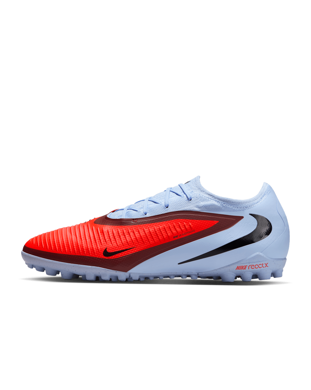 Nike Phantom 6 Low Pro Turf Football Shoe - Royal Tint/Bright Crimson