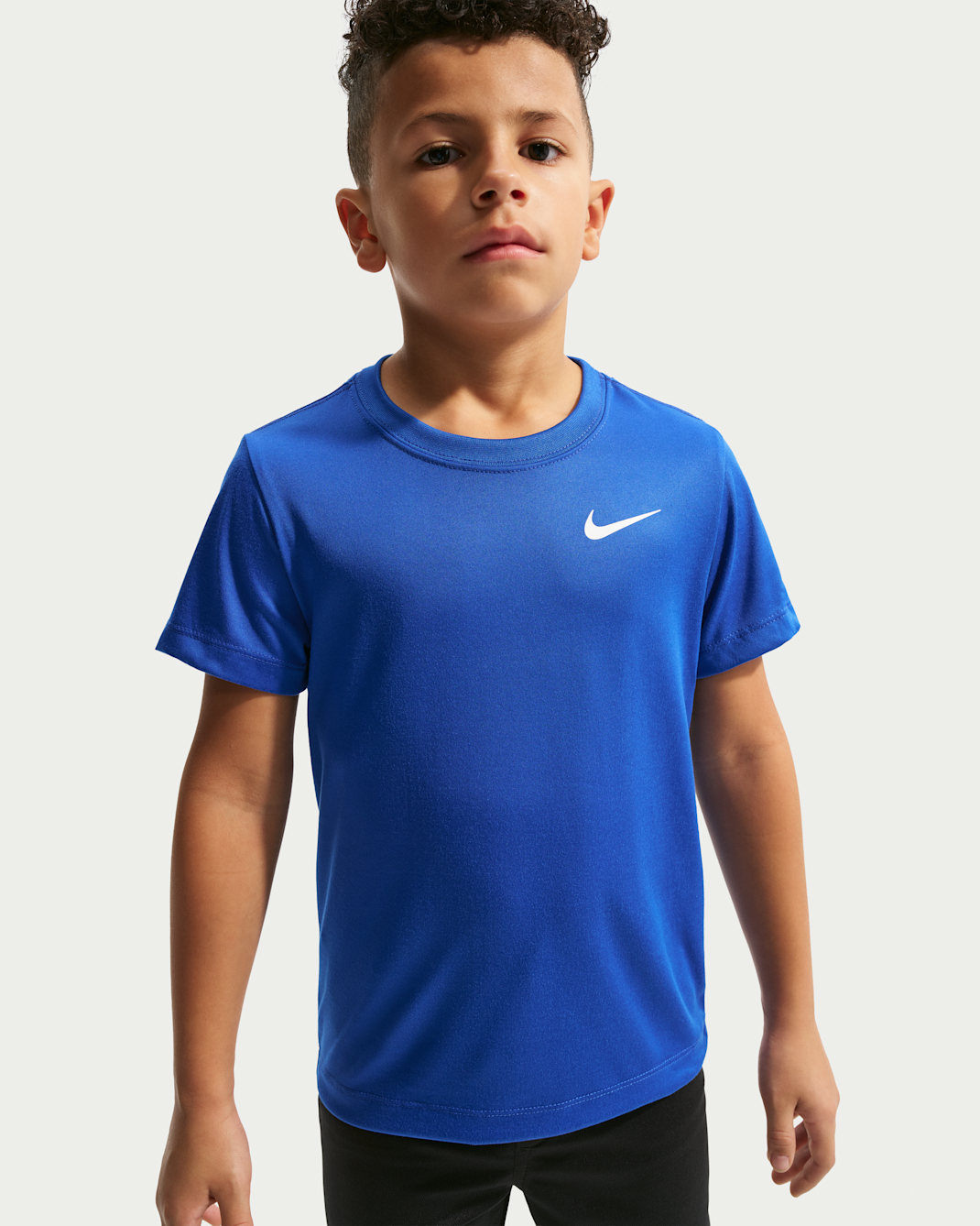 Playera Legend Dri-FIT para niños talla pequeña Nike - Royal juego