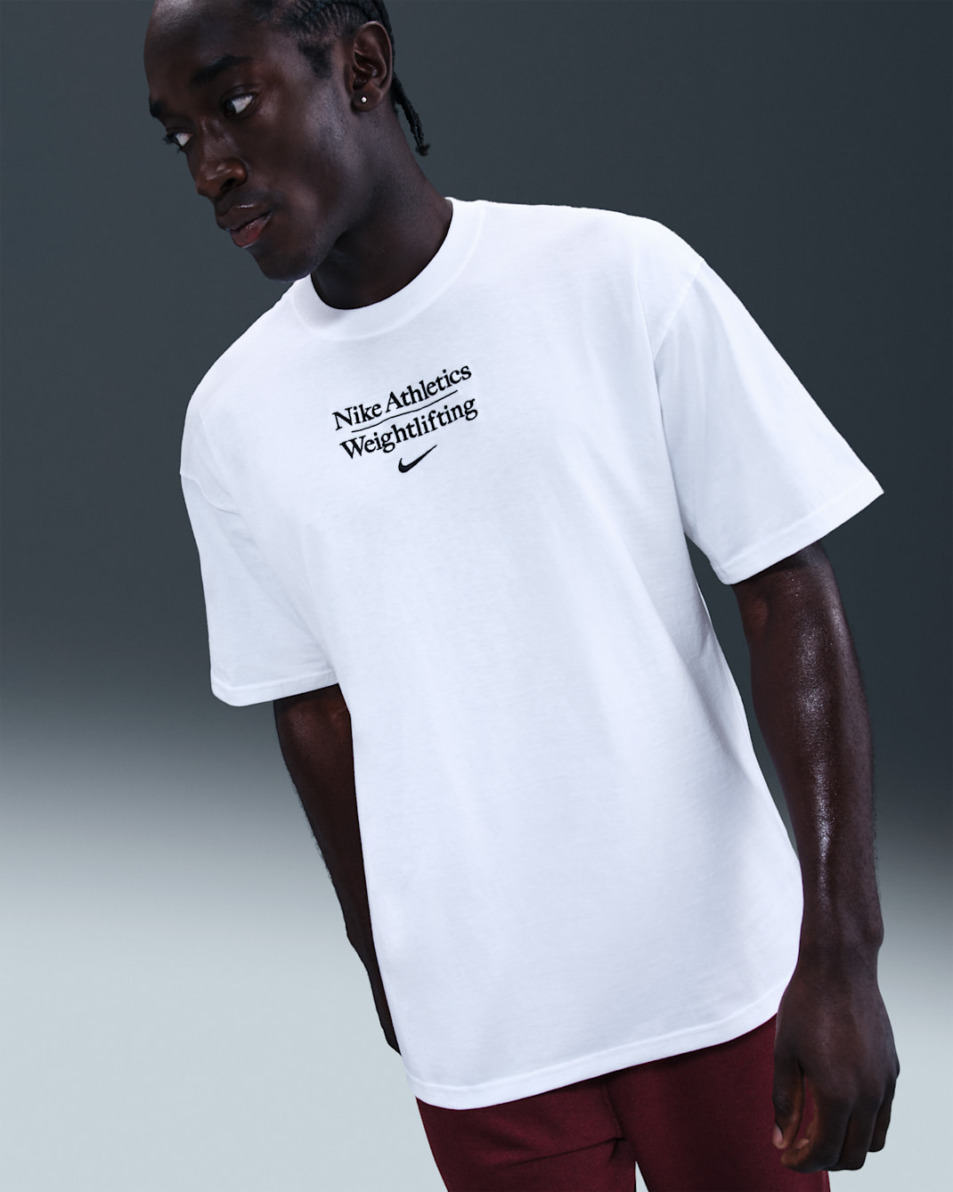 Nike Weightlifting Men's Max90 T-Shirt - White