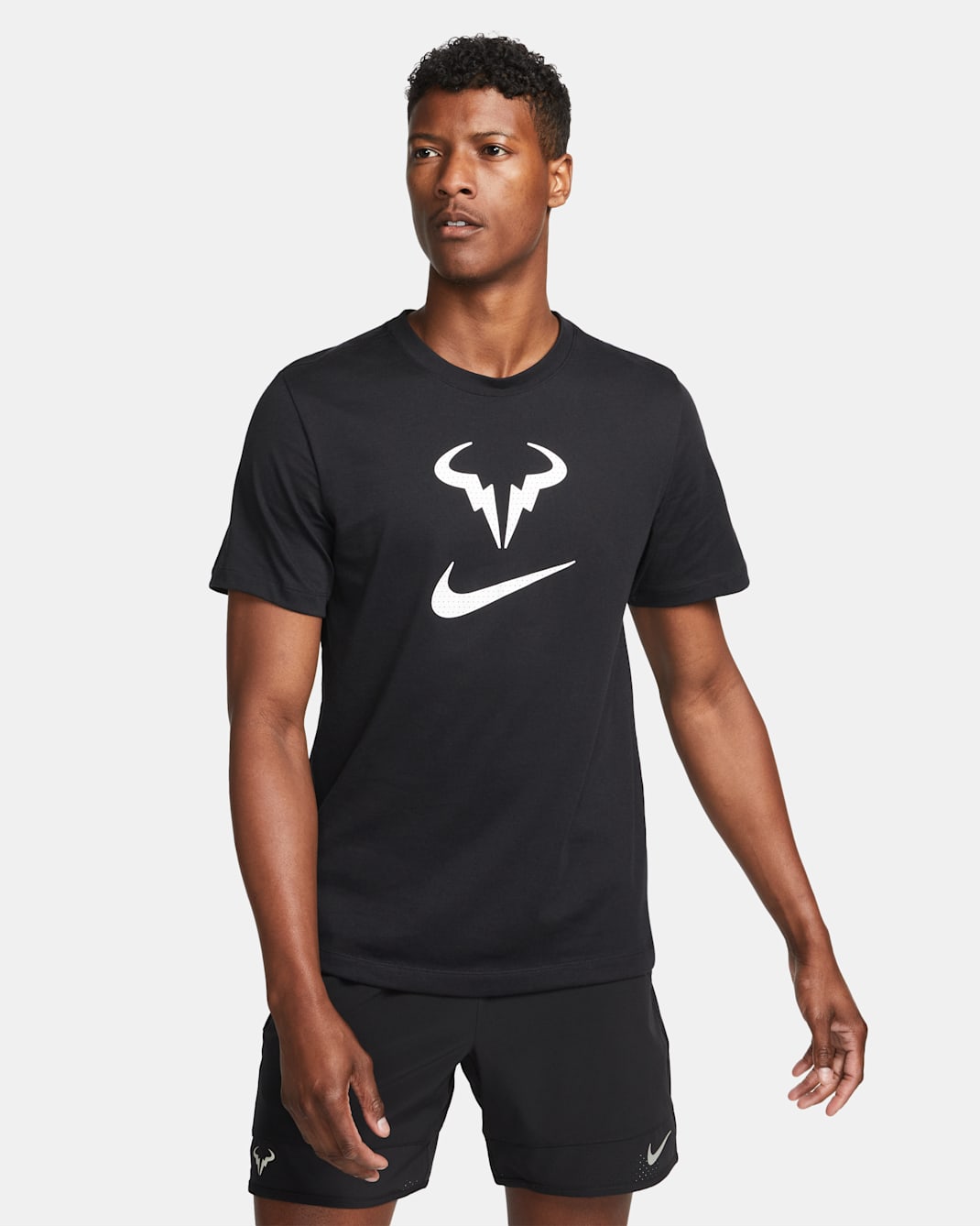 NikeCourt Dri-FIT Rafa Men's Tennis T-Shirt - Black